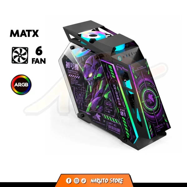CASE CYBERTEL TRANSFORMER CBX 8118 / NEGRO / EVA 01 EDITION