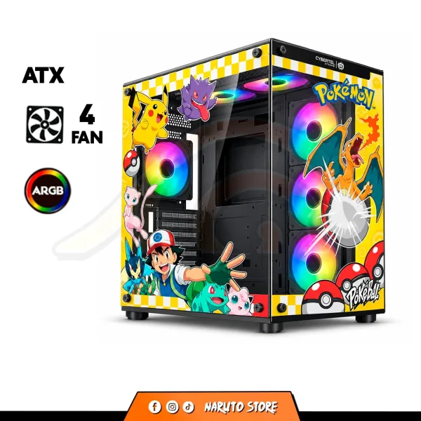 CASE CYBERTEL EXTREME CBX 5021 - NEGRO - POKEMON EDITION