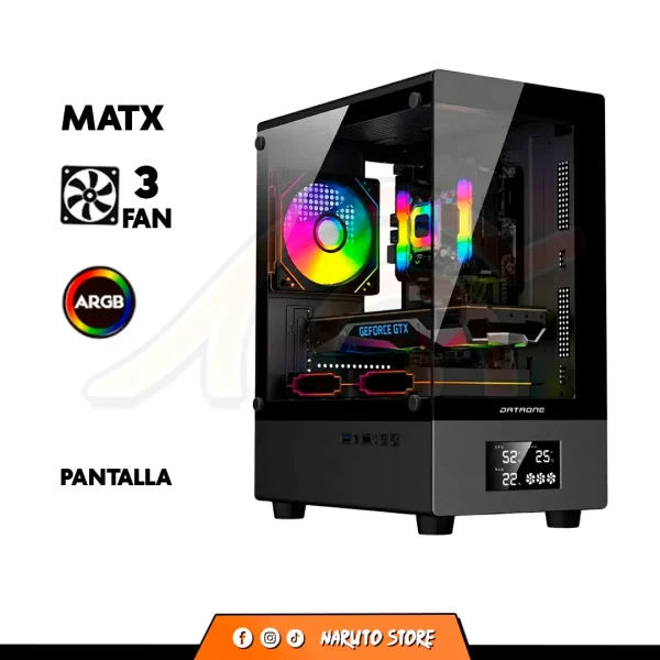 CASE HALION LUNA BP15D / NEGRO / PANTALLA